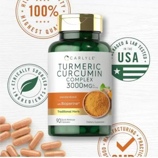 Curcuma Turmeric 3000mg Bioperina