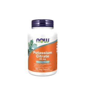 Citrato De Potasio 99mg x 180 Capsulas Now
