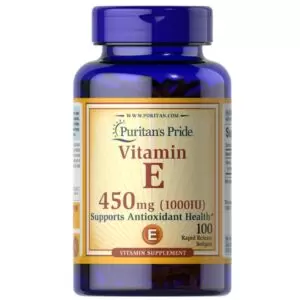 Vitamina E 1000 Iu 450 Mg Americana 100 Capsulas
