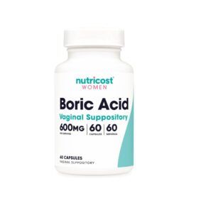 Supositorios Vaginales Acido Bórico Nutricost 60 Capsulas