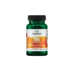 Vitamina B6 Piridoxina 100 Mg Swanson